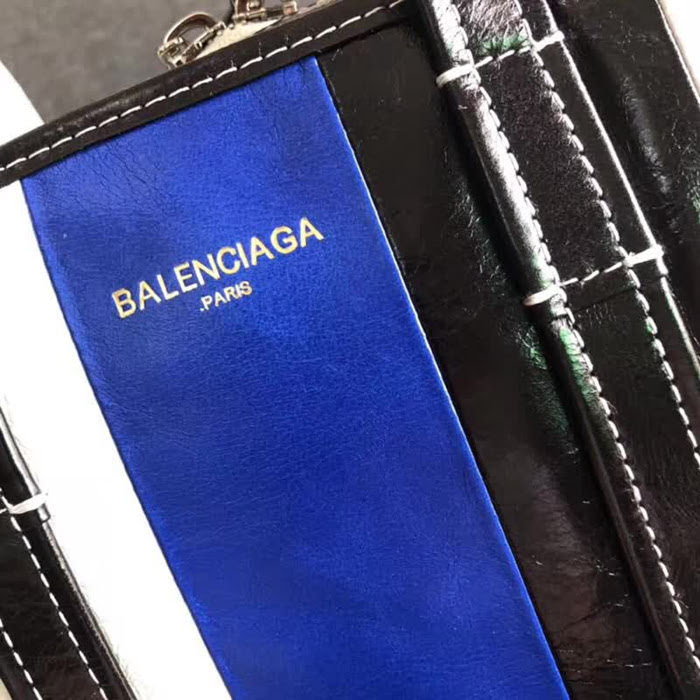 BALENCIAG巴黎世家 BALENCIAGA Bazar Shopper手袋22cm 條紋手提袋  BL1484